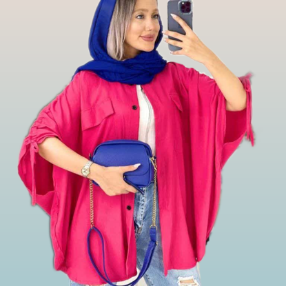 تصویر از مانتو کیمونو آستین لیفه