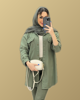 تصویر از مانتو لنین نخی